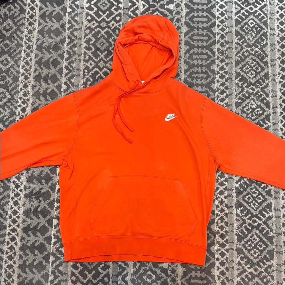 Nike Vibrant Orange Pullover Hoodie